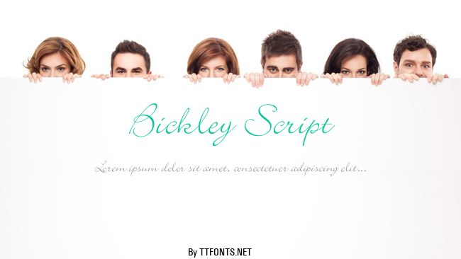 Bickley Script example